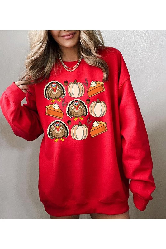 Pumpkin Pie & Turkey Sweatshirt (REG)