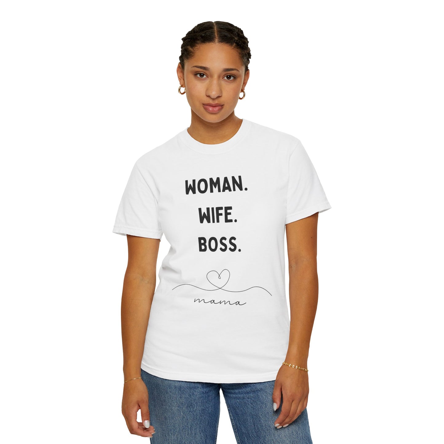 Woman, Wife, Boss Graphic Tee (REG & PLUS)