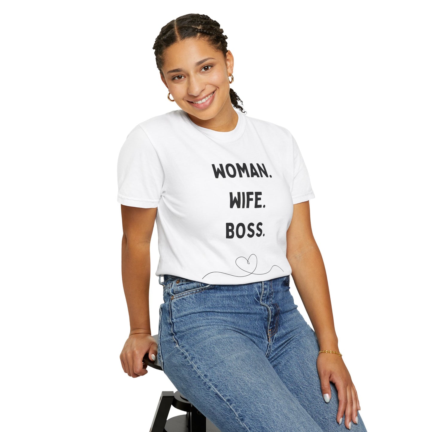 Woman, Wife, Boss Graphic Tee (REG & PLUS)