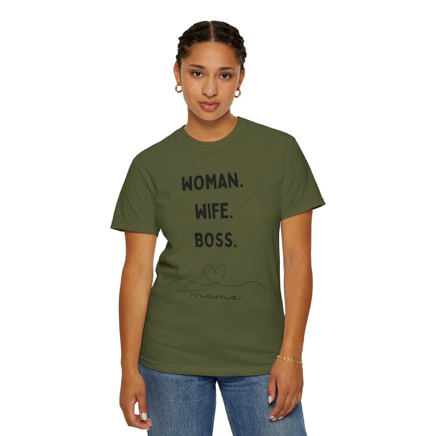 Woman, Wife, Boss Graphic Tee (REG & PLUS)