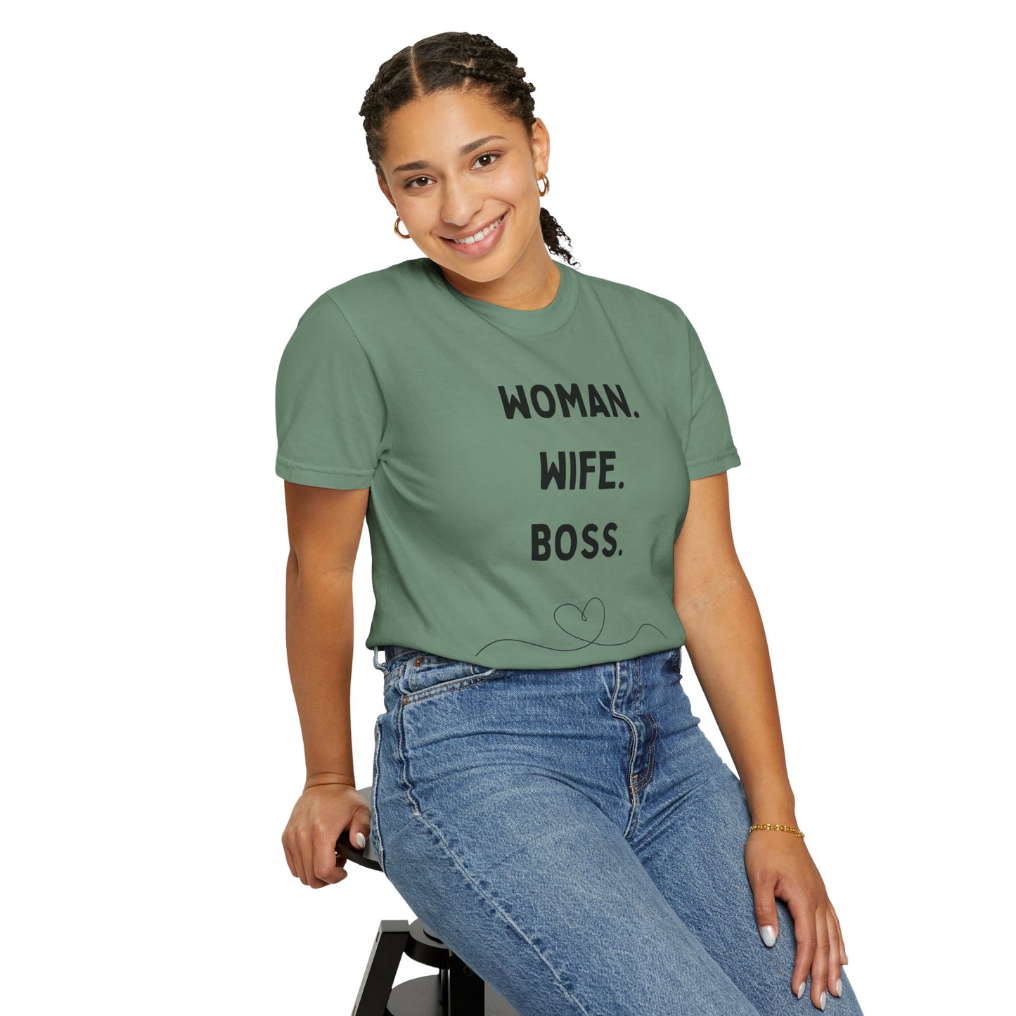 Woman, Wife, Boss Graphic Tee (REG & PLUS)