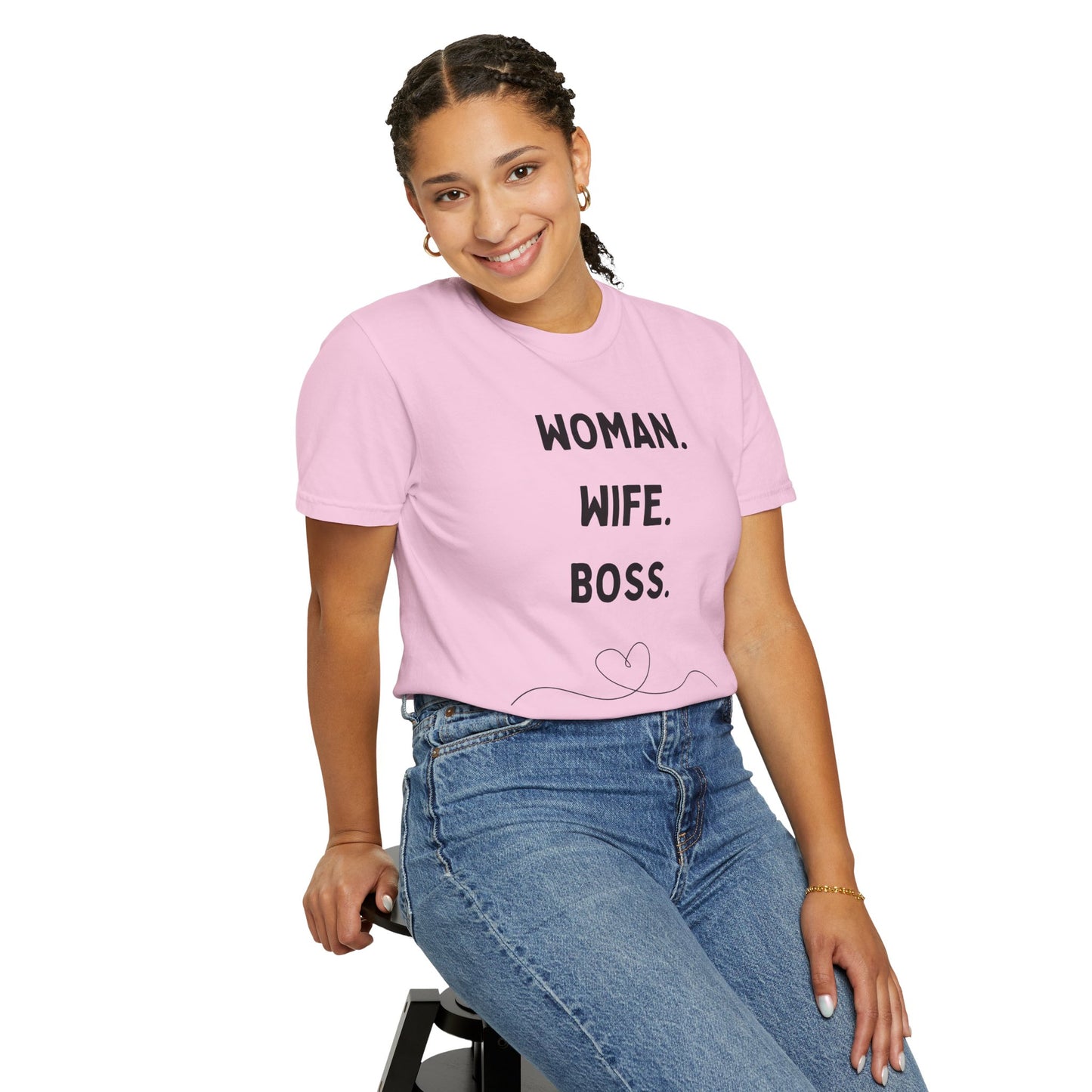 Woman, Wife, Boss Graphic Tee (REG & PLUS)