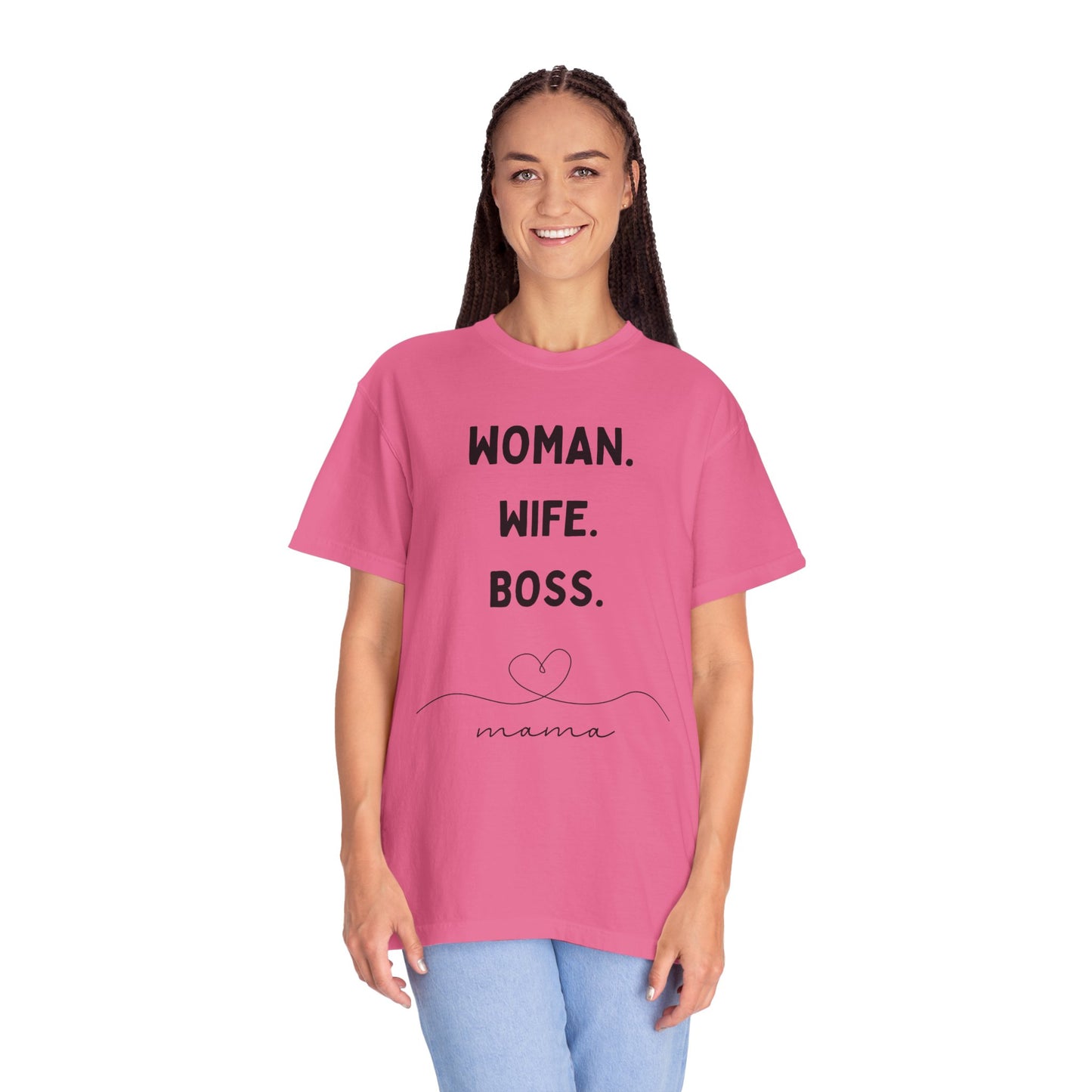 Woman, Wife, Boss Graphic Tee (REG & PLUS)