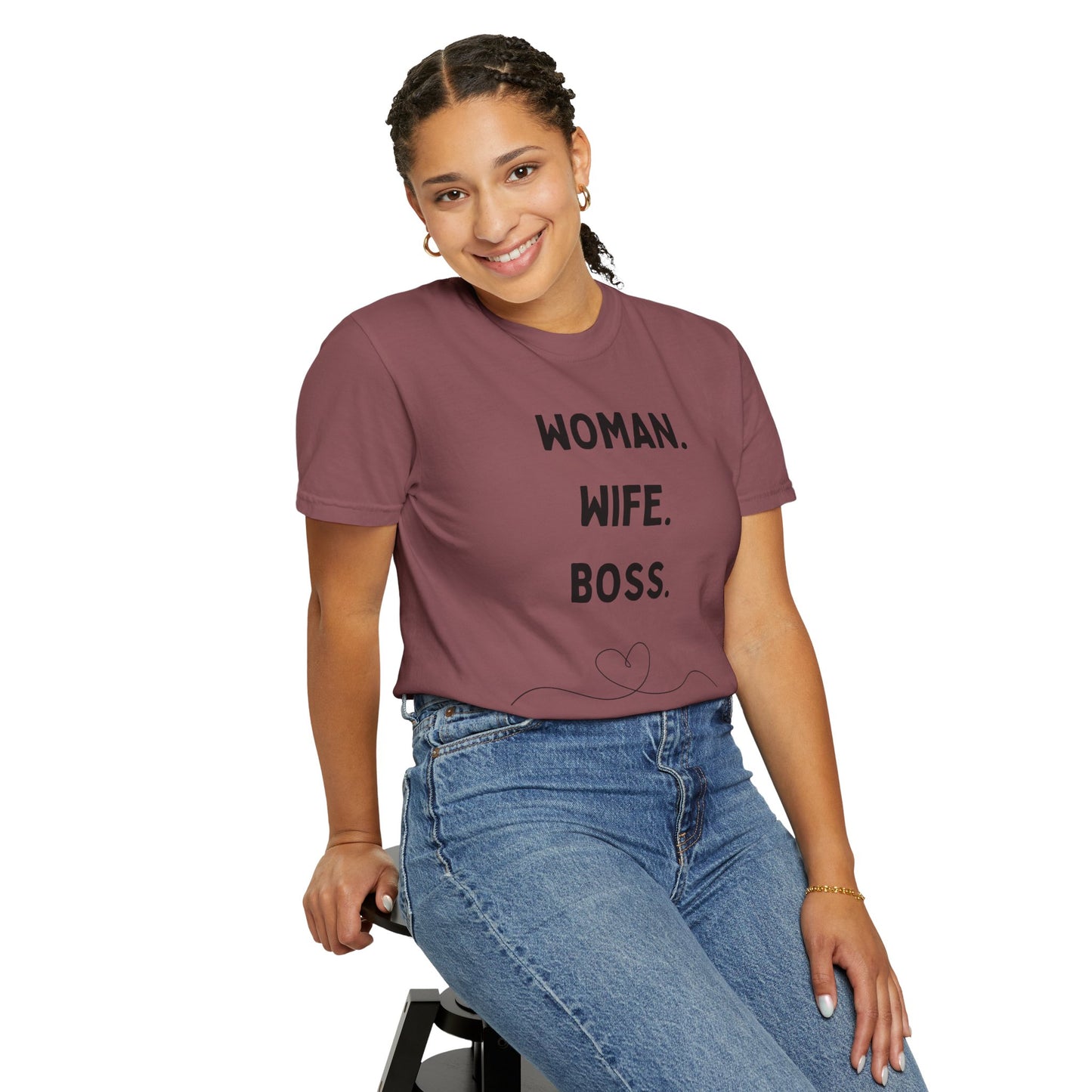 Woman, Wife, Boss Graphic Tee (REG & PLUS)