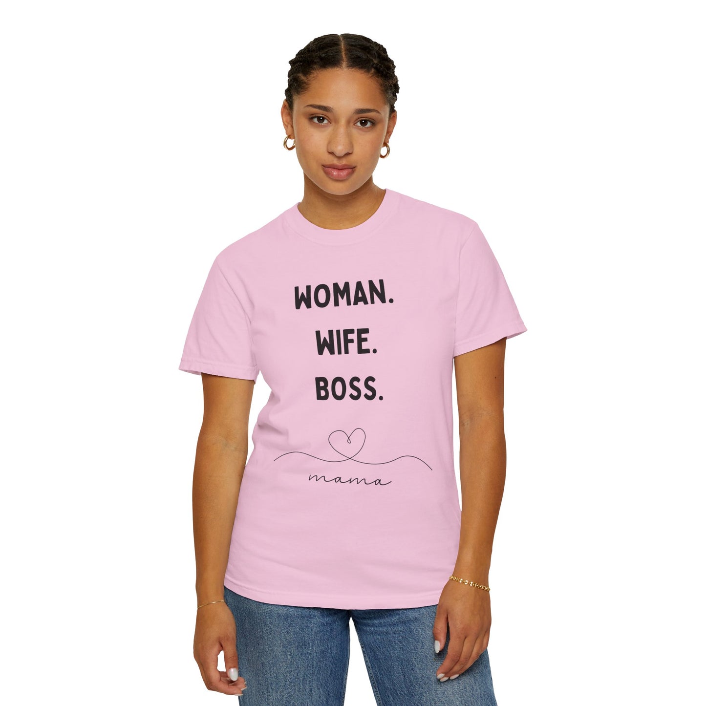 Woman, Wife, Boss Graphic Tee (REG & PLUS)