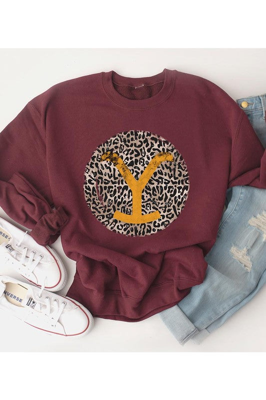 Leopard Yellowstone Sweatshirt (REG)