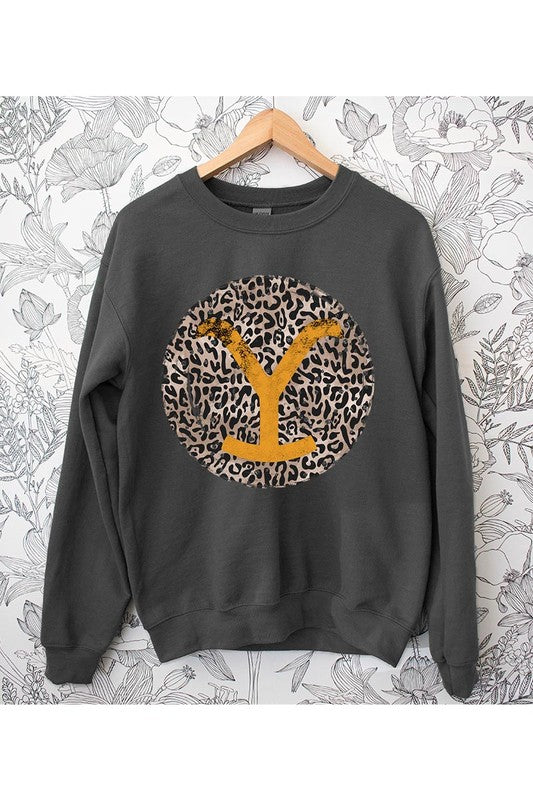 Leopard Yellowstone Sweatshirt (REG)