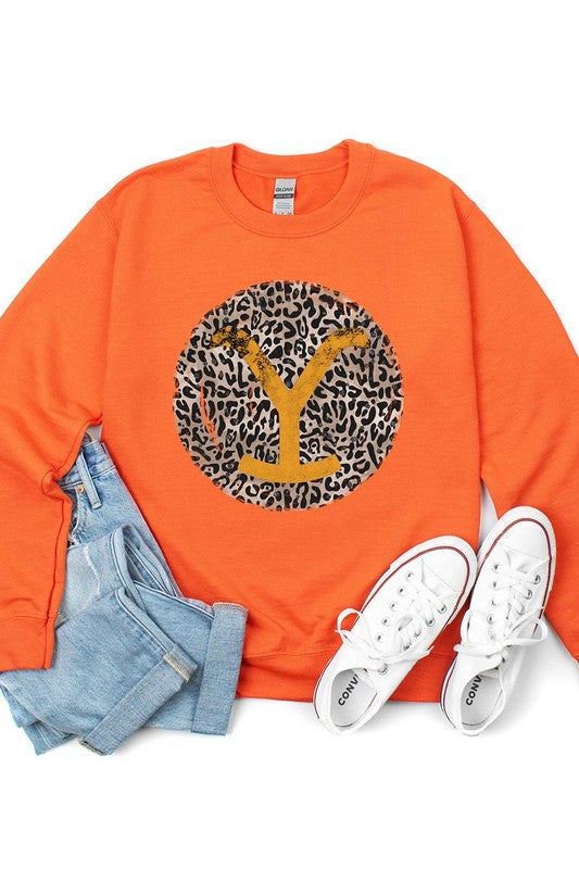 Leopard Yellowstone Sweatshirt (REG)