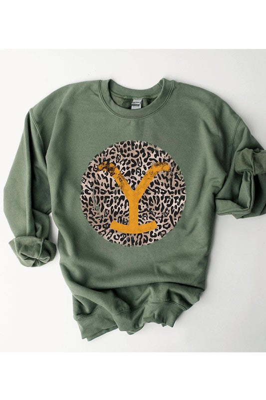 Leopard Yellowstone Sweatshirt (REG)