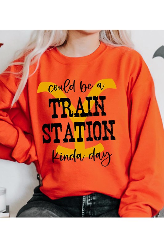 Train Station Day Sweatshirt(REG)