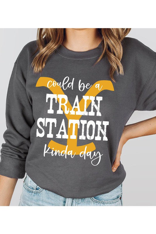 Train Station Day Sweatshirt(REG)