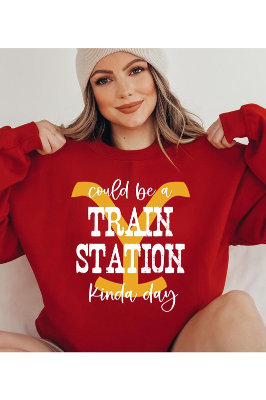 Train Station Day Sweatshirt(REG)