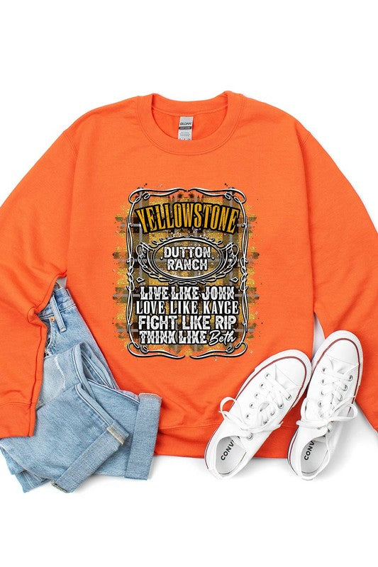 Live Love Fight Yellowstone Sweatshirt (REG)