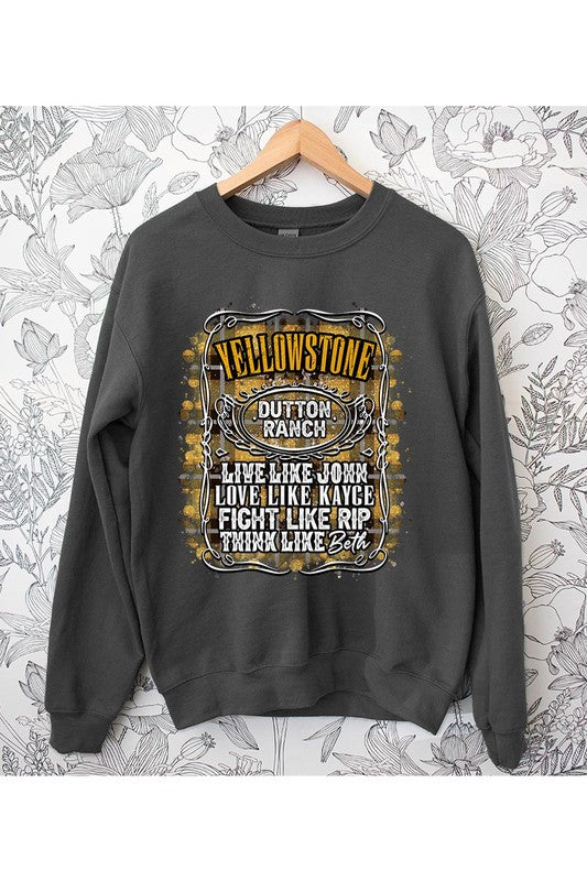 Live Love Fight Yellowstone Sweatshirt (REG)